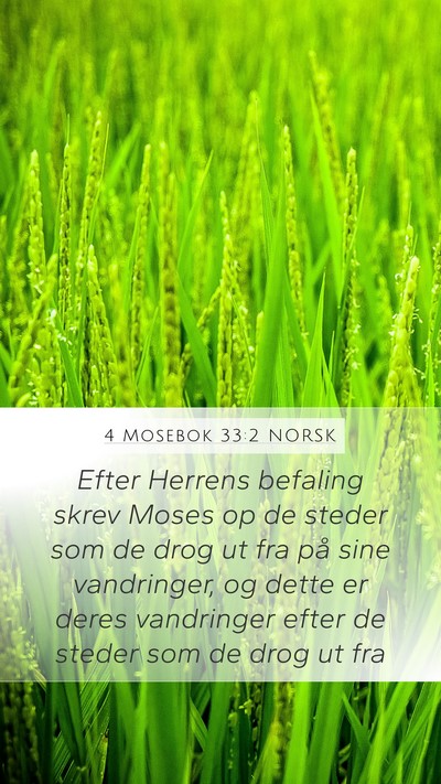 4 Mosebok 33:2 NORSK Bible Verse Image