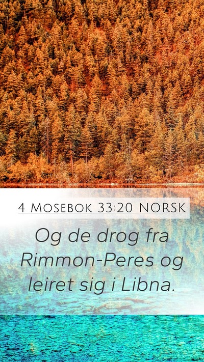 4 Mosebok 33:20 NORSK Bible Verse Image