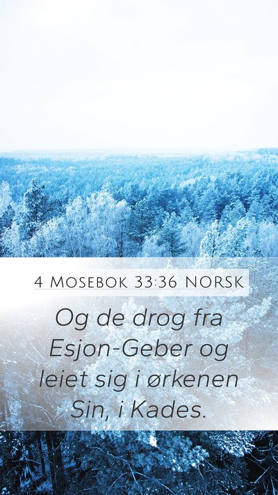 4 Mosebok 33:36 NORSK Bible Verse Image