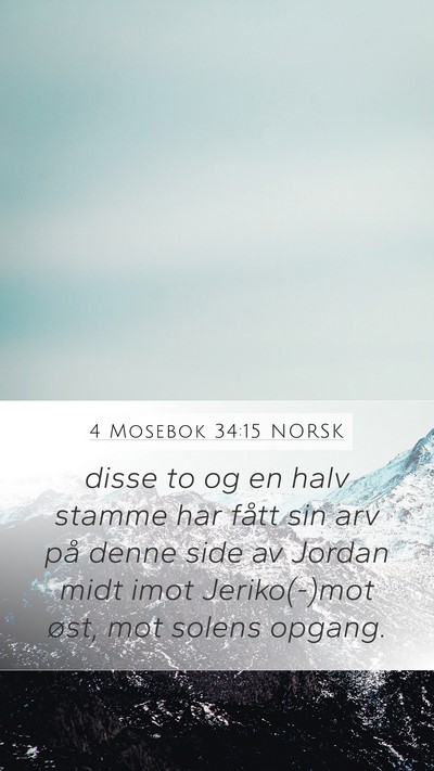 4 Mosebok 34:15 NORSK Bible Verse Image