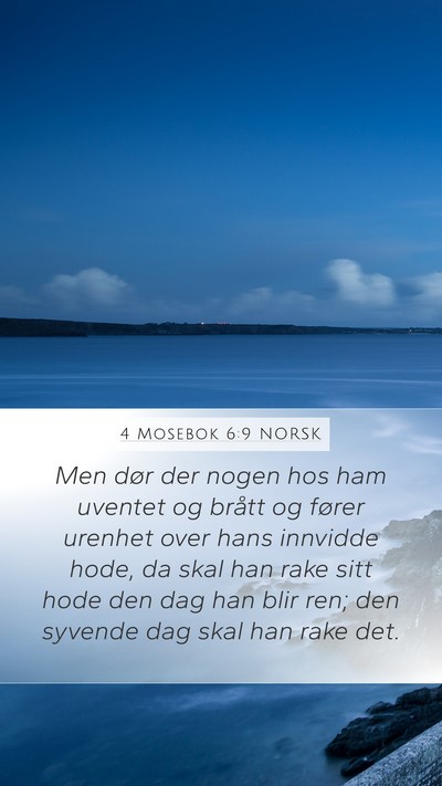 4 Mosebok 6:9 NORSK Bible Verse Image