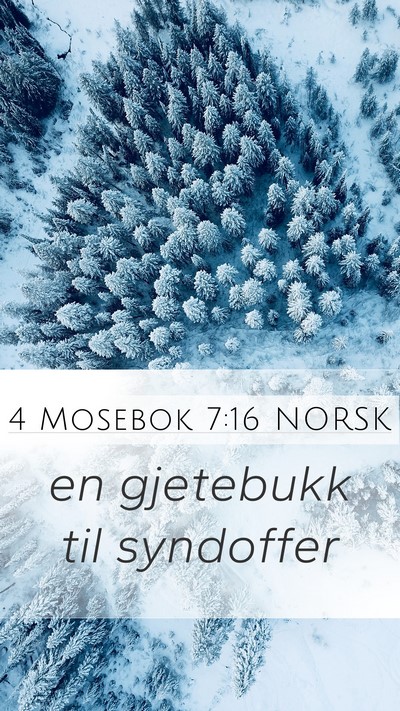 4 Mosebok 7:16 NORSK Mobile Phone Wallpaper - en gjetebukk til - Mobile Bible Verse Wallpaper