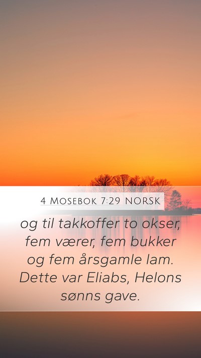 4 Mosebok 7:29 NORSK Bible Verse Image
