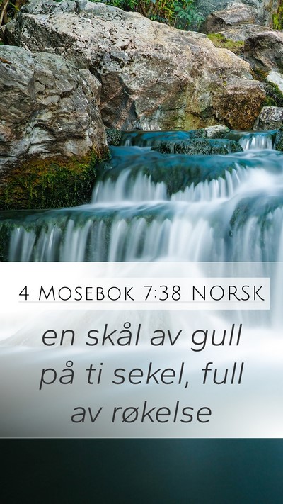 4 Mosebok 7:38 NORSK Mobile Phone Wallpaper - en skål av gull på ti sekel, full av - Mobile Bible Verse Wallpaper