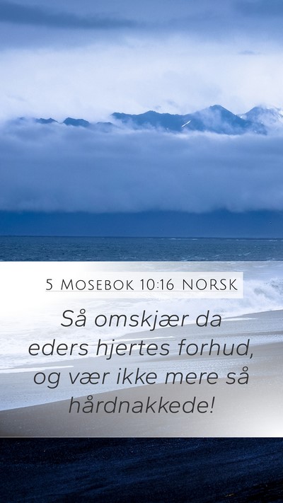 5 Mosebok 10:16 NORSK Bible Verse Image