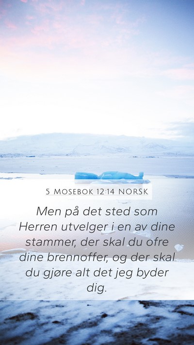 5 Mosebok 12:14 NORSK Bible Verse Image