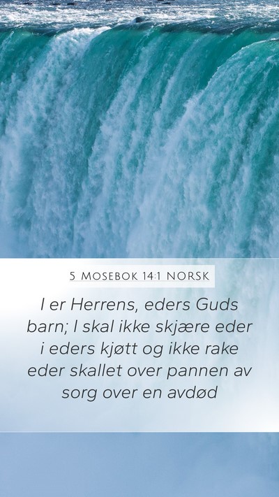 5 Mosebok 14:1 NORSK Bible Verse Image