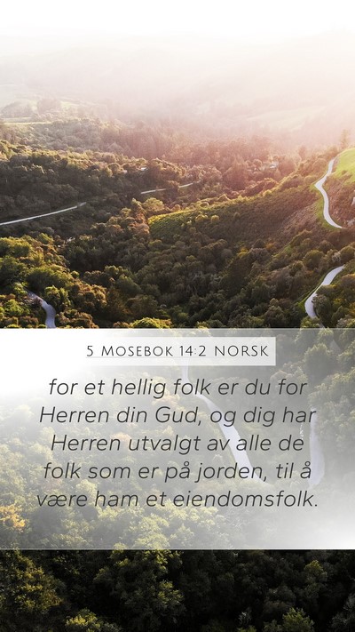 5 Mosebok 14:2 NORSK Bible Verse Image