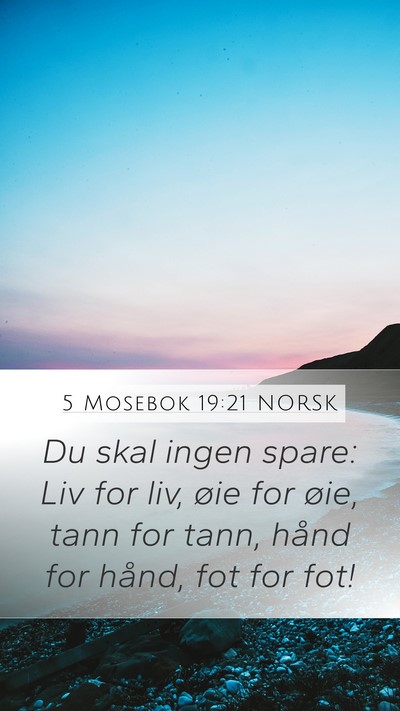5 Mosebok 19:21 NORSK Bible Verse Image