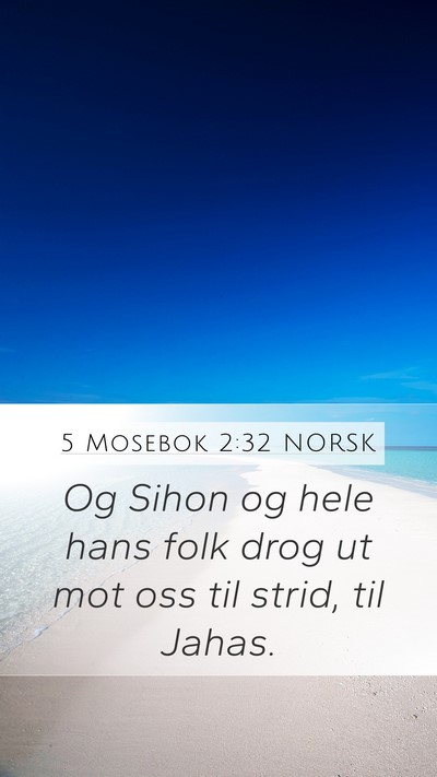 5 Mosebok 2:32 NORSK Bible Verse Image