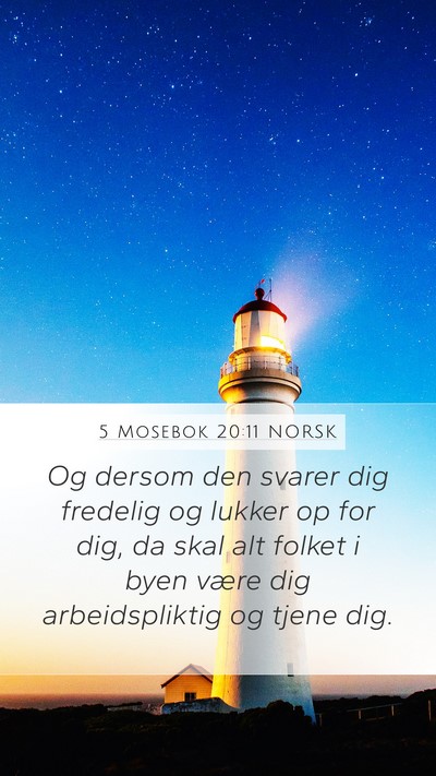 5 Mosebok 20:11 NORSK Bible Verse Image