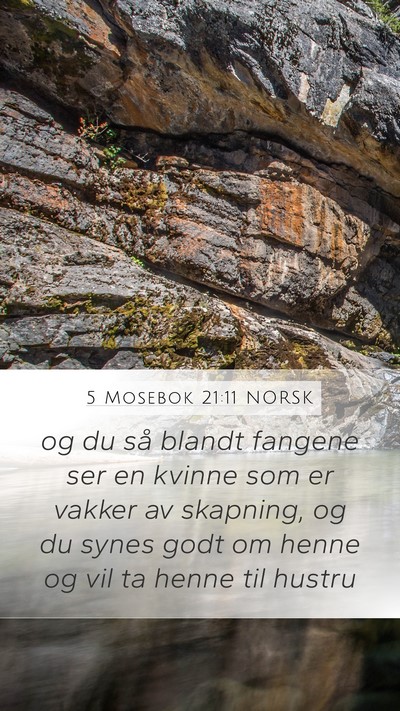 5 Mosebok 21:11 NORSK Bible Verse Image