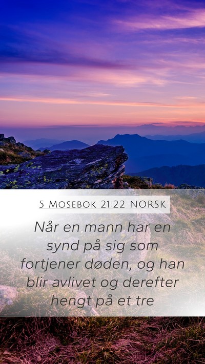 5 Mosebok 21:22 NORSK Bible Verse Image