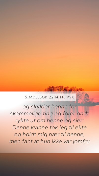 5 Mosebok 22:14 NORSK Bible Verse Image