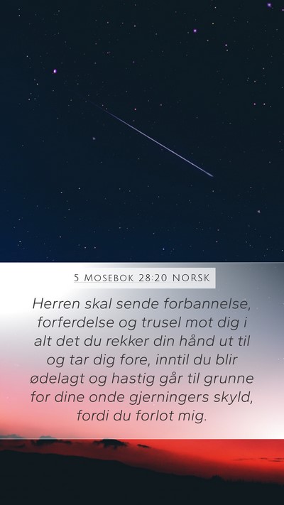 5 Mosebok 28:20 NORSK Bible Verse Image