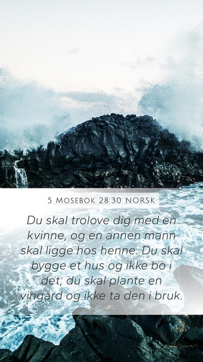 5 Mosebok 28:30 NORSK Bible Verse Image