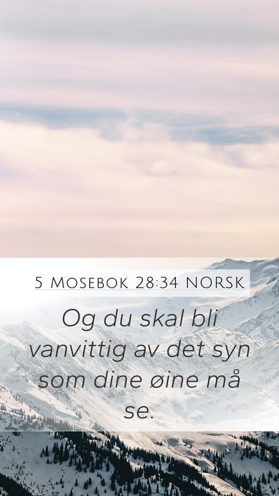 5 Mosebok 28:34 NORSK Bible Verse Image