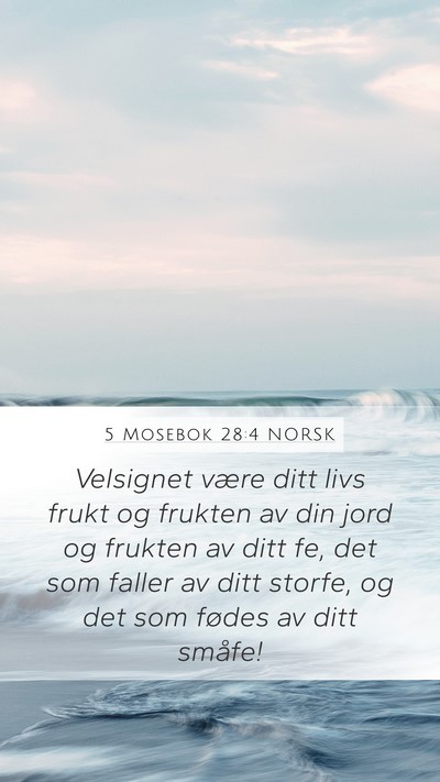 5 Mosebok 28:4 NORSK Bible Verse Image