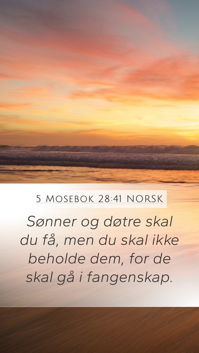 5 Mosebok 28:41 NORSK Bible Verse Image