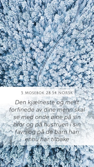5 Mosebok 28:54 NORSK Bible Verse Image
