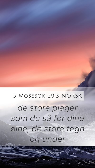 5 Mosebok 29:3 NORSK Bible Verse Image