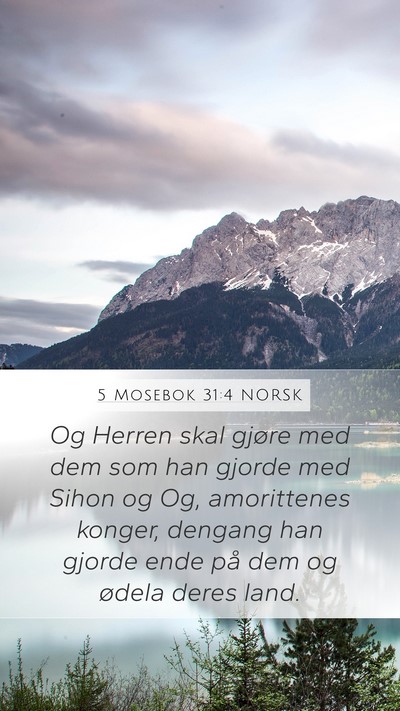 5 Mosebok 31:4 NORSK Bible Verse Image