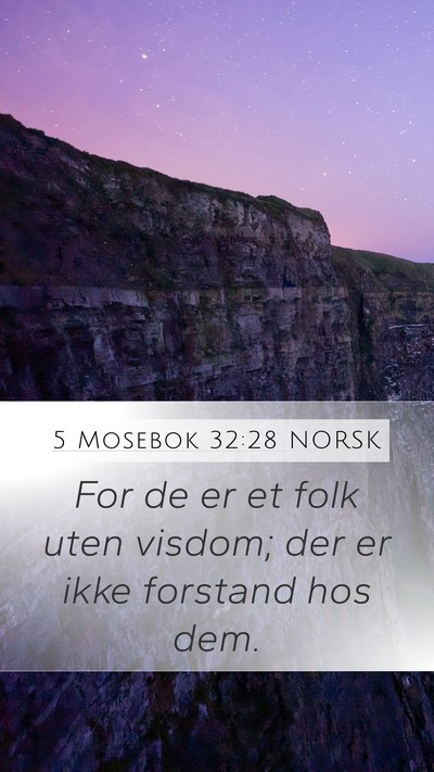 5 Mosebok 32:28 NORSK Bible Verse Image