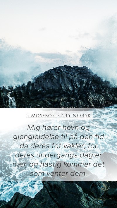 5 Mosebok 32:35 NORSK Bible Verse Image