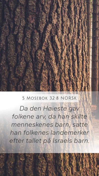 5 Mosebok 32:8 NORSK Bible Verse Image