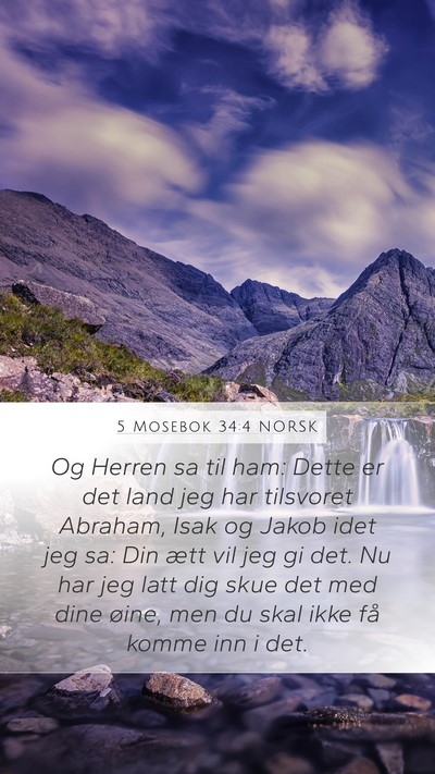 5 Mosebok 34:4 NORSK Bible Verse Image