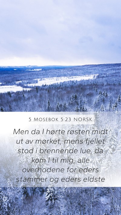 5 Mosebok 5:23 NORSK Bible Verse Image