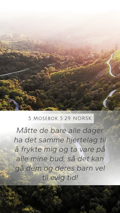 5 Mosebok 5:29 NORSK Bible Verse Image