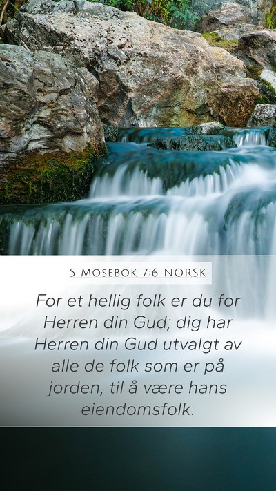 5 Mosebok 7:6 NORSK Bible Verse Image