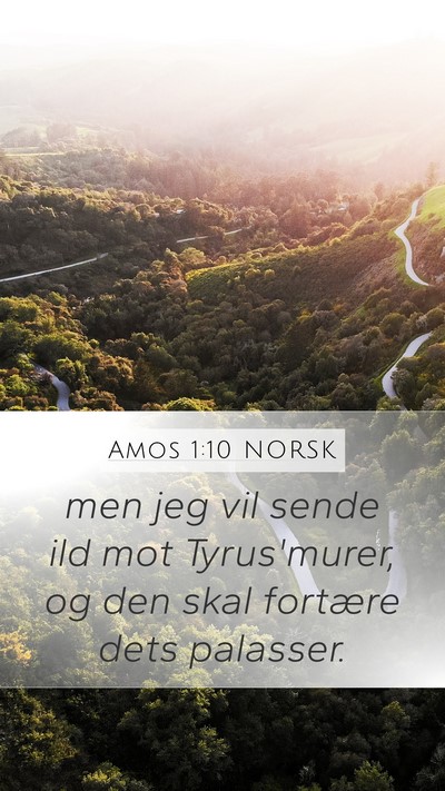 Amos 1:10 NORSK Bible Verse Image