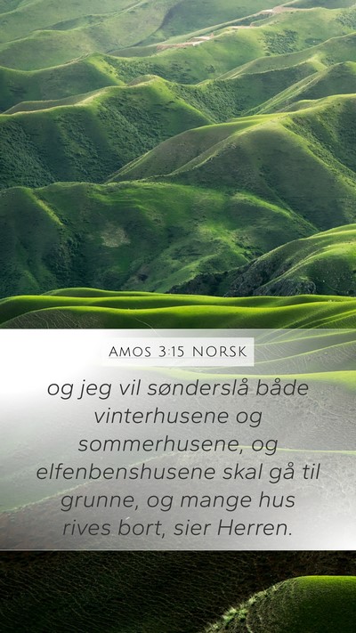 Amos 3:15 NORSK Bible Verse Image