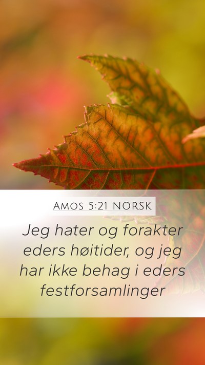 Amos 5:21 NORSK Bible Verse Image