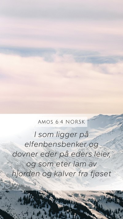 Amos 6:4 NORSK Bible Verse Image