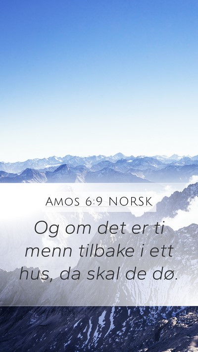 Amos 6:9 NORSK Bible Verse Image
