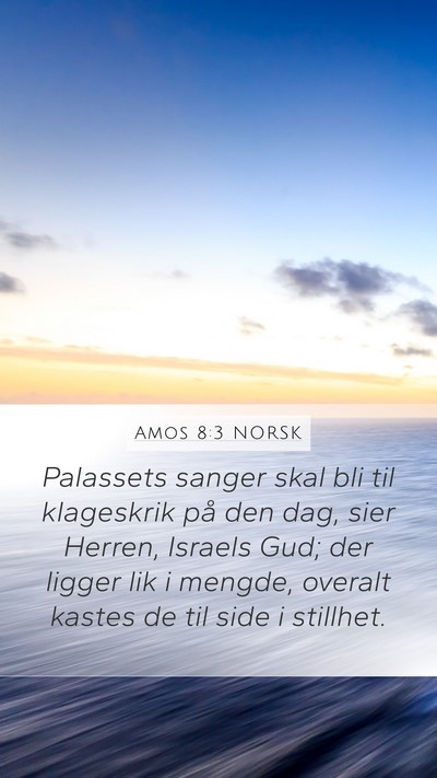 Amos 8:3 NORSK Bible Verse Image