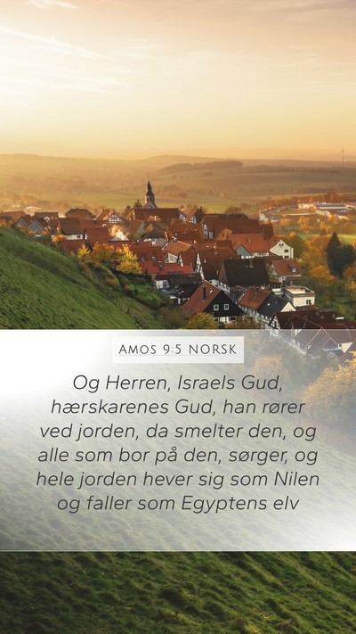 Amos 9:5 NORSK Bible Verse Image