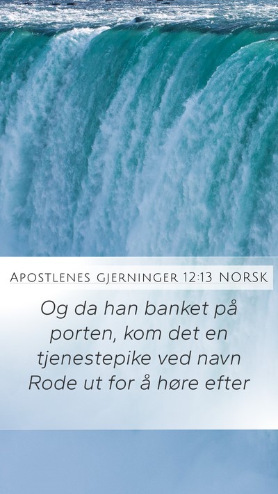 Apostlenes gjerninger 12:13 NORSK Bible Verse Image