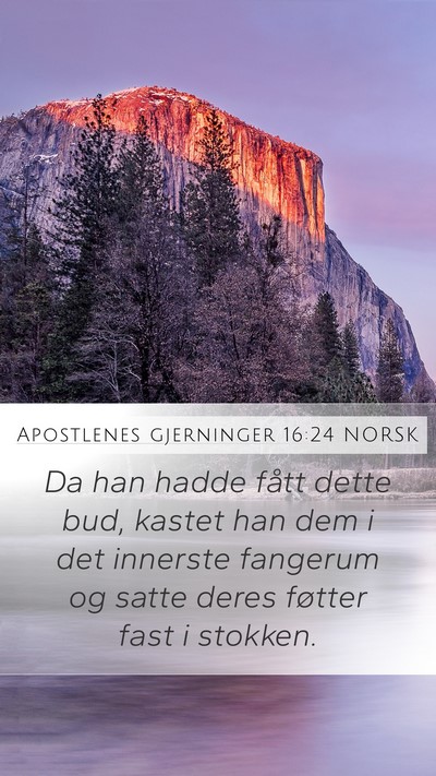 Apostlenes gjerninger 16:24 NORSK Bible Verse Image