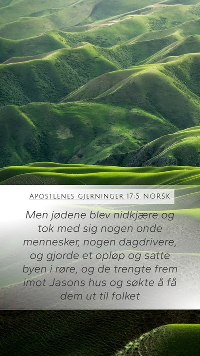 Apostlenes gjerninger 17:5 NORSK Bible Verse Image