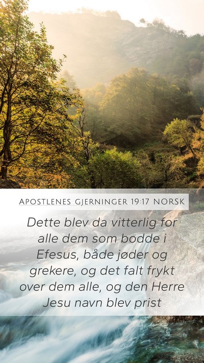 Apostlenes gjerninger 19:17 NORSK Bible Verse Image
