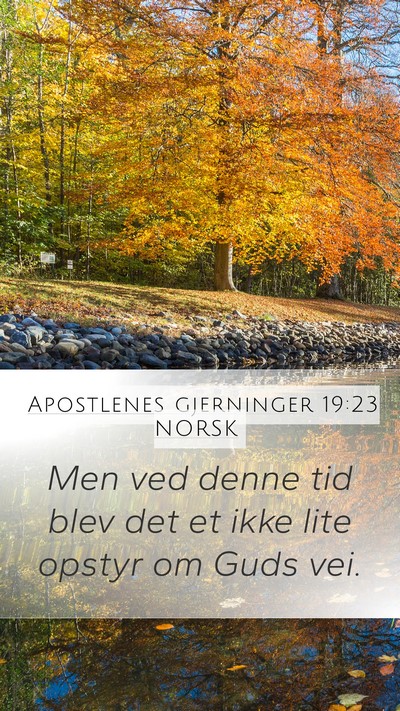 Apostlenes gjerninger 19:23 NORSK Bible Verse Image
