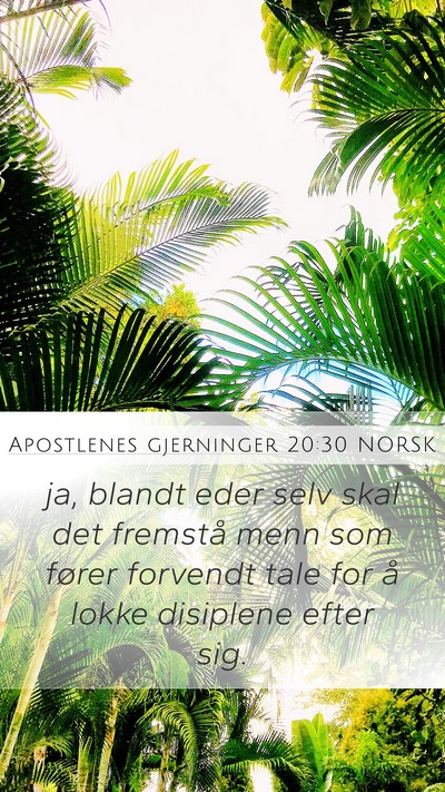 Apostlenes gjerninger 20:30 NORSK Bible Verse Image