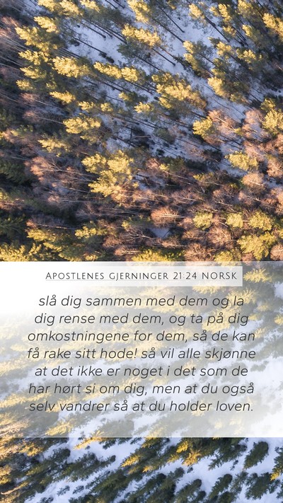 Apostlenes gjerninger 21:24 NORSK Bible Verse Image