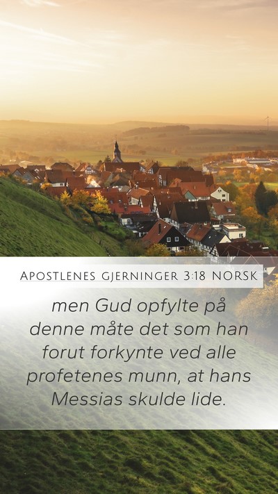 Apostlenes gjerninger 3:18 NORSK Bible Verse Image