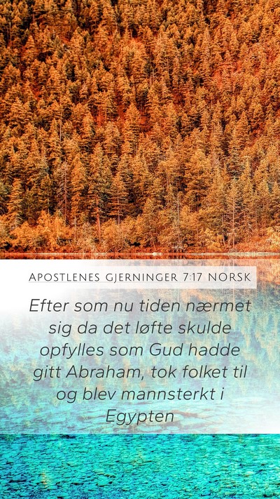 Apostlenes gjerninger 7:17 NORSK Bible Verse Image