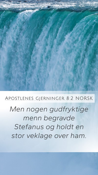 Apostlenes gjerninger 8:2 NORSK Bible Verse Image